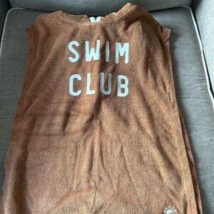 Tan Swim Club Cover-Up